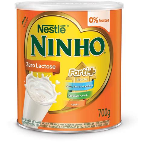 leite ninho zero lactose 700g - leite ninho zero lactose 700g